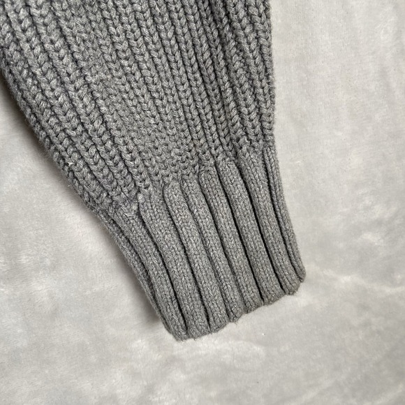 L.L. Bean Signature Hoodie women's Large Fisherman Sweater Cable Knit Pullover - Picture 8 of 13